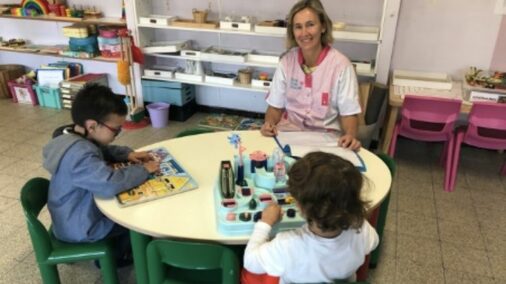 Garderie à l'école Saint Nicolas avec Dorothée